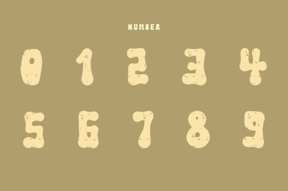 Happy Groovy Font PNG with transparent background - Preview 4