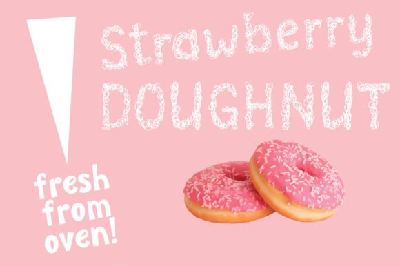 Mie Noodle Font PNG with transparent background - Preview 3