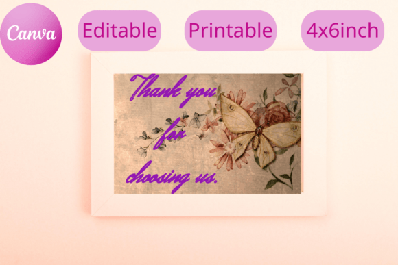 Thank You Card Canva Template 4