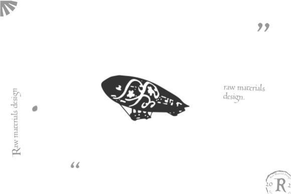 Airship Vintage Illustration Logos Par RMDLogos
