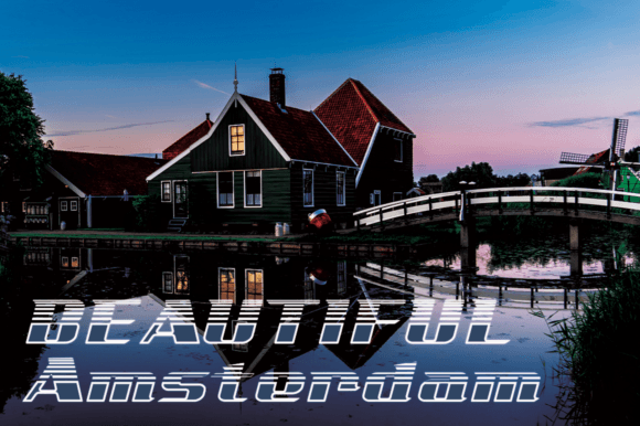 Amsterdam Night Font - Preview 2