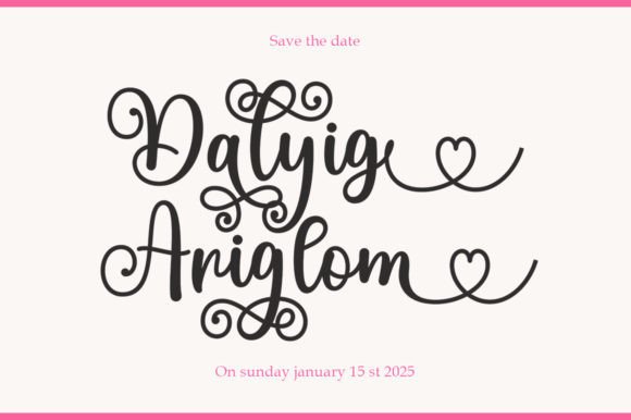 Bihgily Font - Preview 4