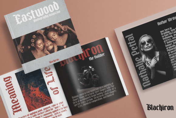Blackiron Font - Preview 4