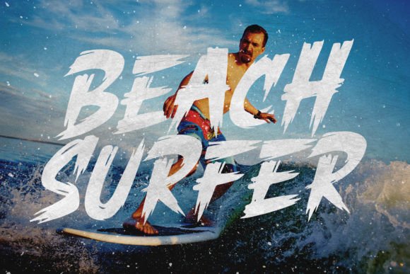 Break Brush Font - Preview 1