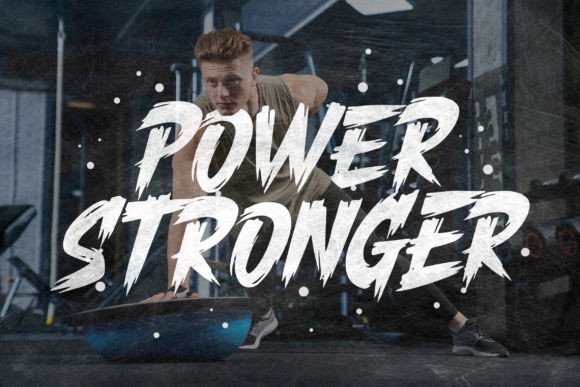 Break Brush Font - Preview 3