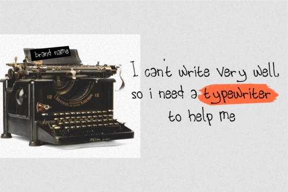 Can't Write Font - Preview 1