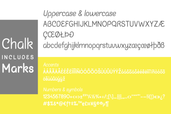 Chalk Marks Font - Preview 1