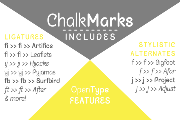 Chalk Marks Font - Preview 2