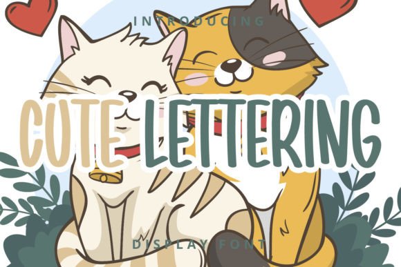 Cute Lettering Display Font - Cute Lettering Fonts