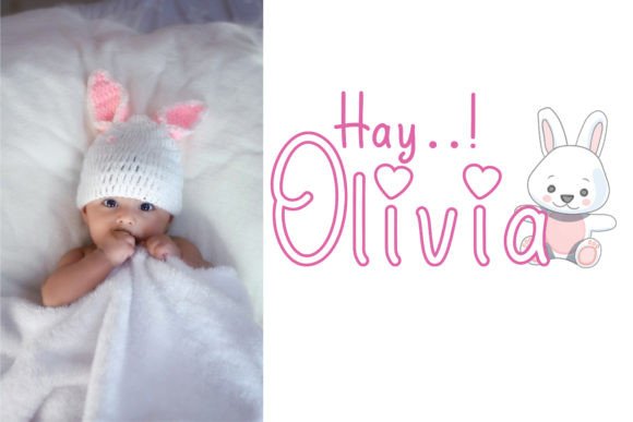 Cutie Lovie Font - Preview 1