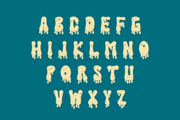 Drip Groovy Font - Preview 2