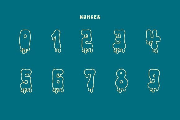Drip Groovy Font - Preview 6