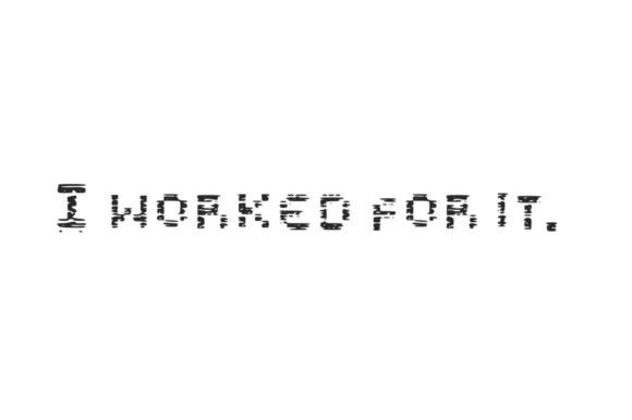 Glitch Block Glitch Font PNG with transparent background - Preview 2