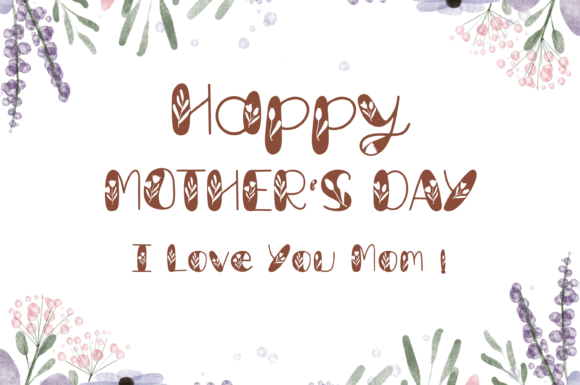 Grand Crocus Font PNG with transparent background - Preview 3