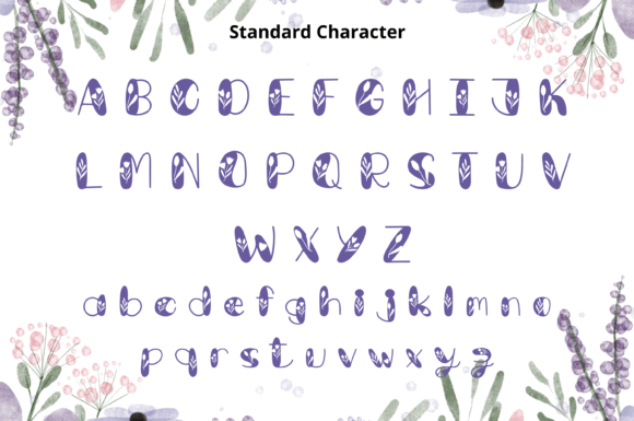 Grand Crocus Font PNG with transparent background - Preview 5