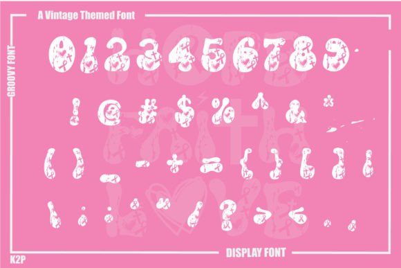 Groovy Faith Hope Love Font - Preview 4