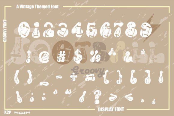Groovy Football Font - Preview 4