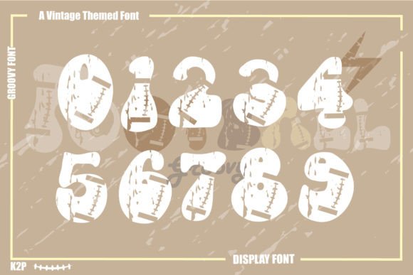 Groovy Football Font - Preview 5