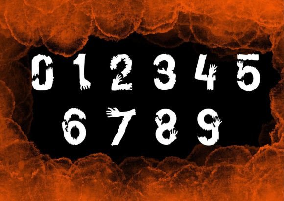 Halloween Hands Font - Preview 3