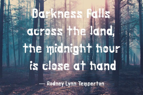 Halloween Hands Font - Preview 5