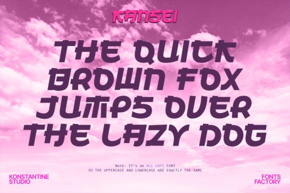 Kansei Font PNG with transparent background - Preview 1