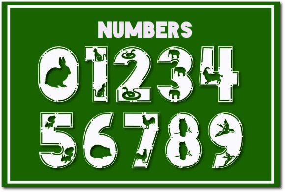 Love Animal Font PNG with transparent background - Preview 2