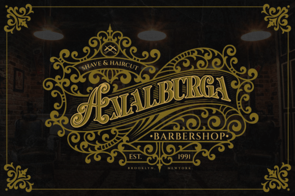 Luazerva Font PNG with transparent background - Preview 3
