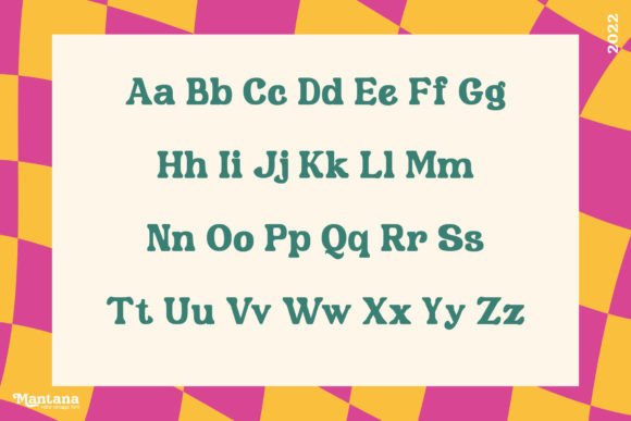 Mantana Font PNG with transparent background - Preview 4