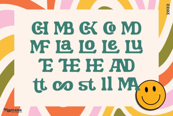 Mantana Font PNG with transparent background - Preview 5