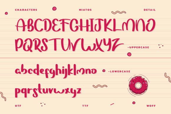 Miatos Font font preview - 6