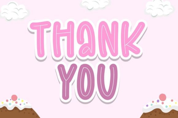 Minie Cream Font PNG with transparent background - Preview 4