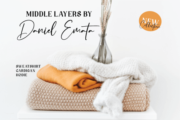 Muchly Duo Font PNG with transparent background - Preview 4