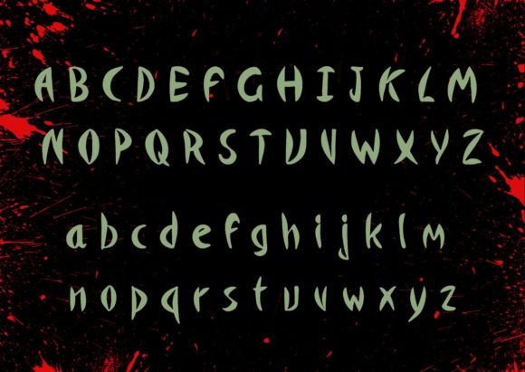 Nightmoon Font PNG with transparent background - Preview 1