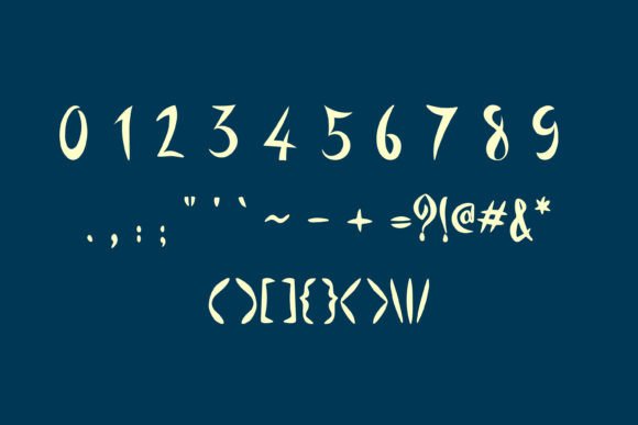 Nightmoon Font PNG with transparent background - Preview 2