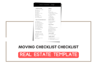 Checklist Rabon Premium Change of Address Checklist Graphic by Realtor Templates ...