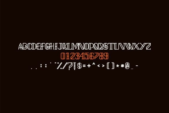 Reliable Font font preview - 1