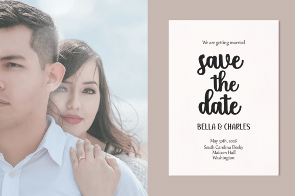 Salsabela Script Font PNG with transparent background - Preview 4