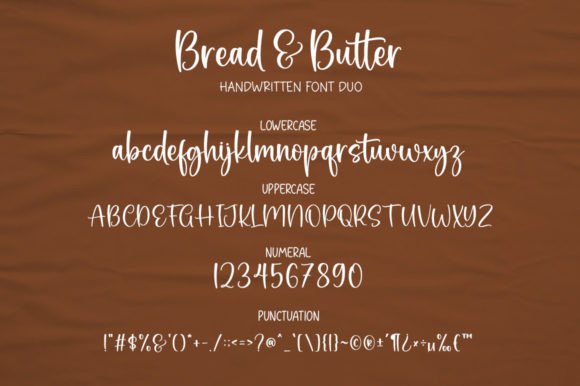 Bread and Butter Duo Font - Preview 5
