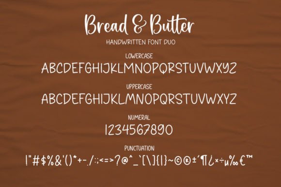 Bread and Butter Duo Font - Preview 6