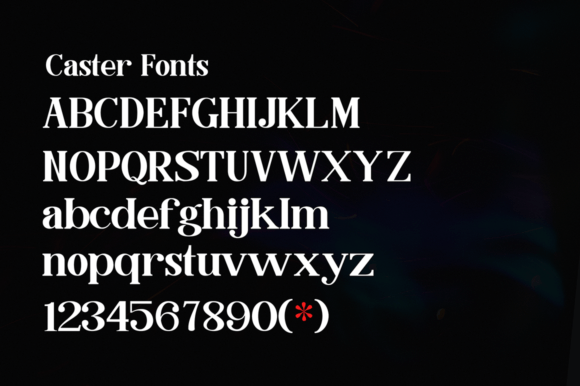 Caster Font - Preview 6