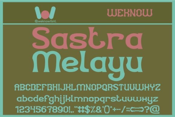 Cerita Rakyat Font PNG with transparent background - Preview 3
