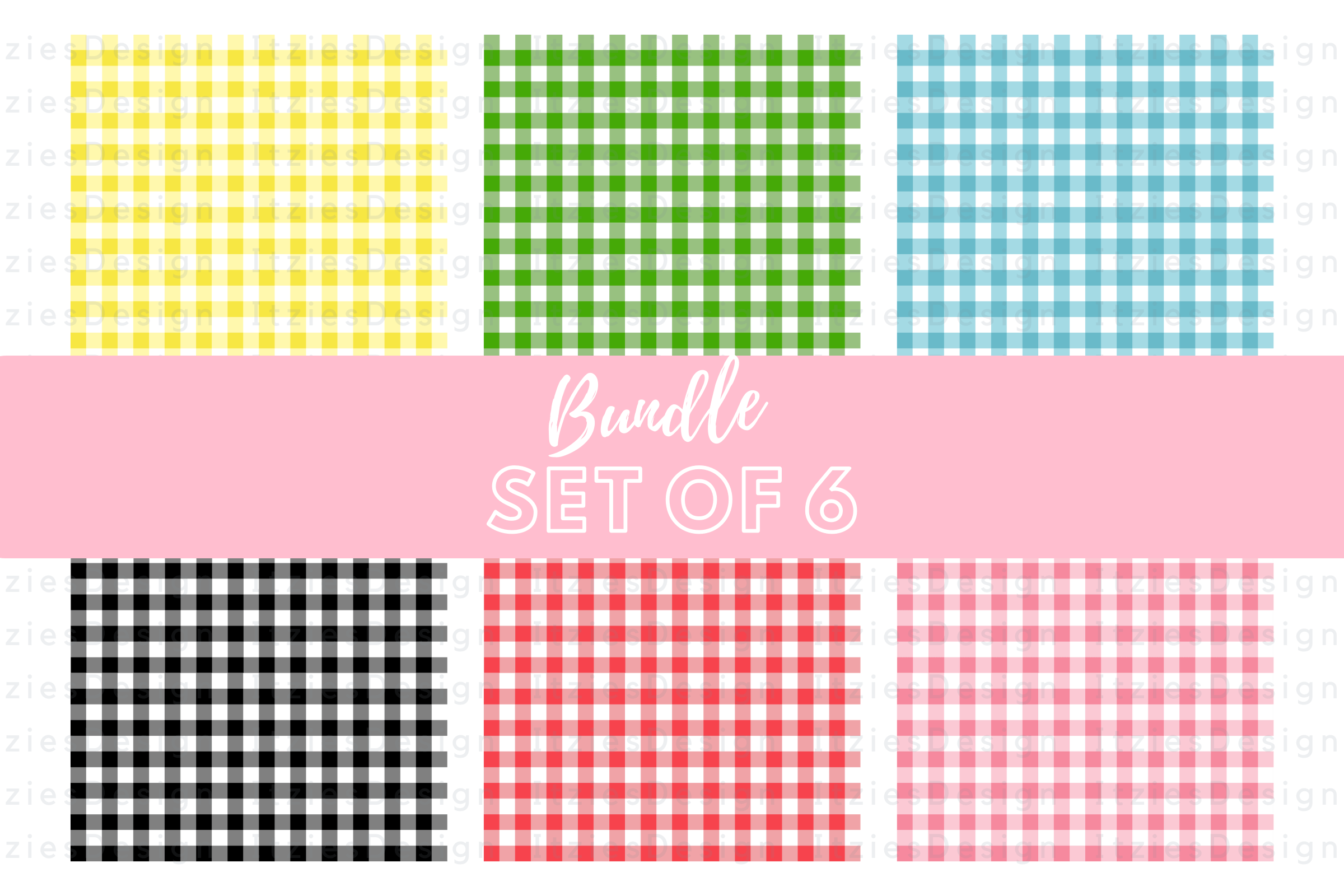 Colorful Buffalo Plaid Digital Paper PNG Graphic by ItziesDesign ...