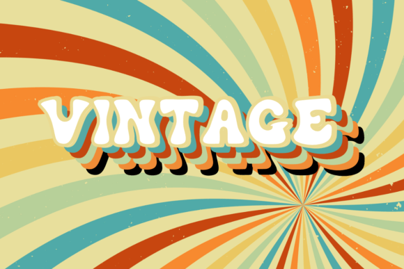 Groovy Cutie Font PNG with transparent background - Preview 1