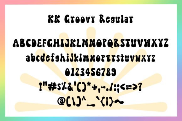 Groovy Font - Preview 1