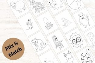 Kids Preschool Coloring Sheets Graphic by Utterly Printable · Creative ...