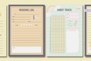 LIFESTYLE PLANNER CANVA TEMPLATE Graphic by The Little Lily Studio ...
