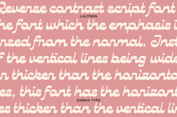 Lautren Font PNG with transparent background - Preview 2