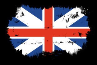 London Grunge Texture Flag Design Vector Graphic by bdvect1 · Creative ...