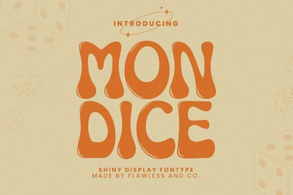 Mondice Font PNG with transparent background - Preview 1