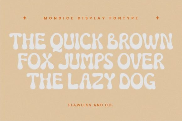 Mondice Font PNG with transparent background - Preview 3